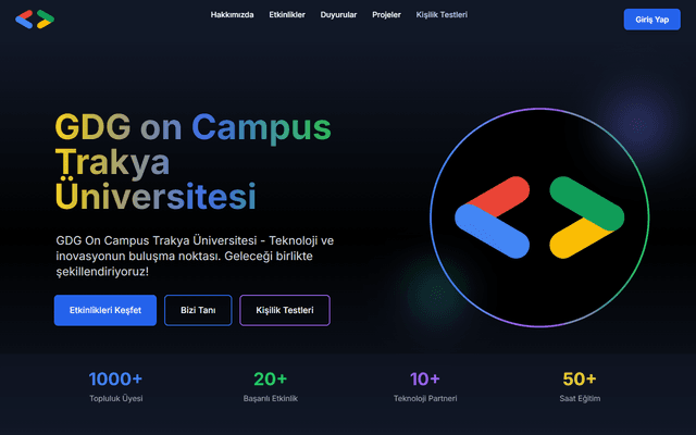 GDG On Campus Trakya screenshot